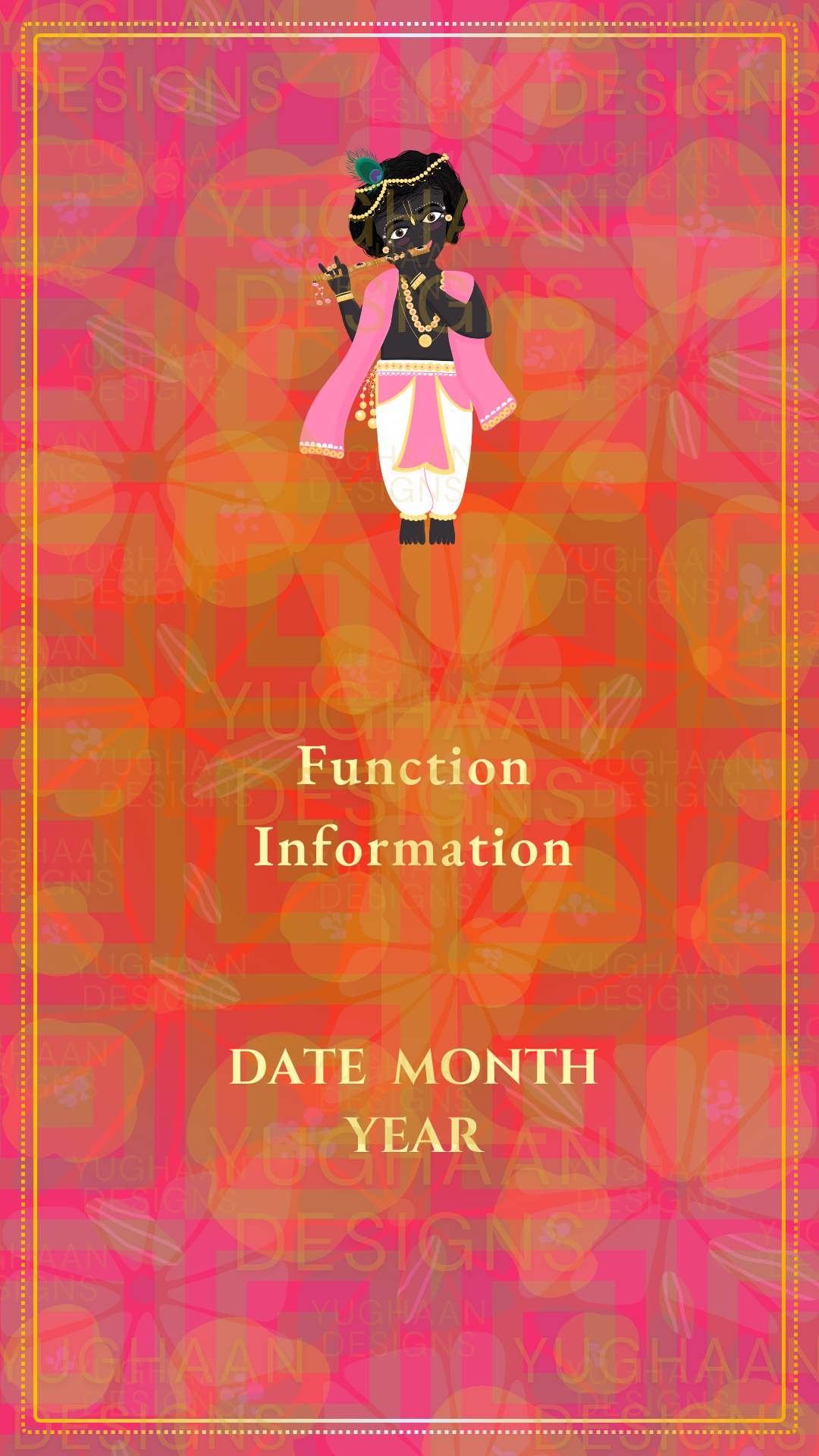 Yughaan wedding card